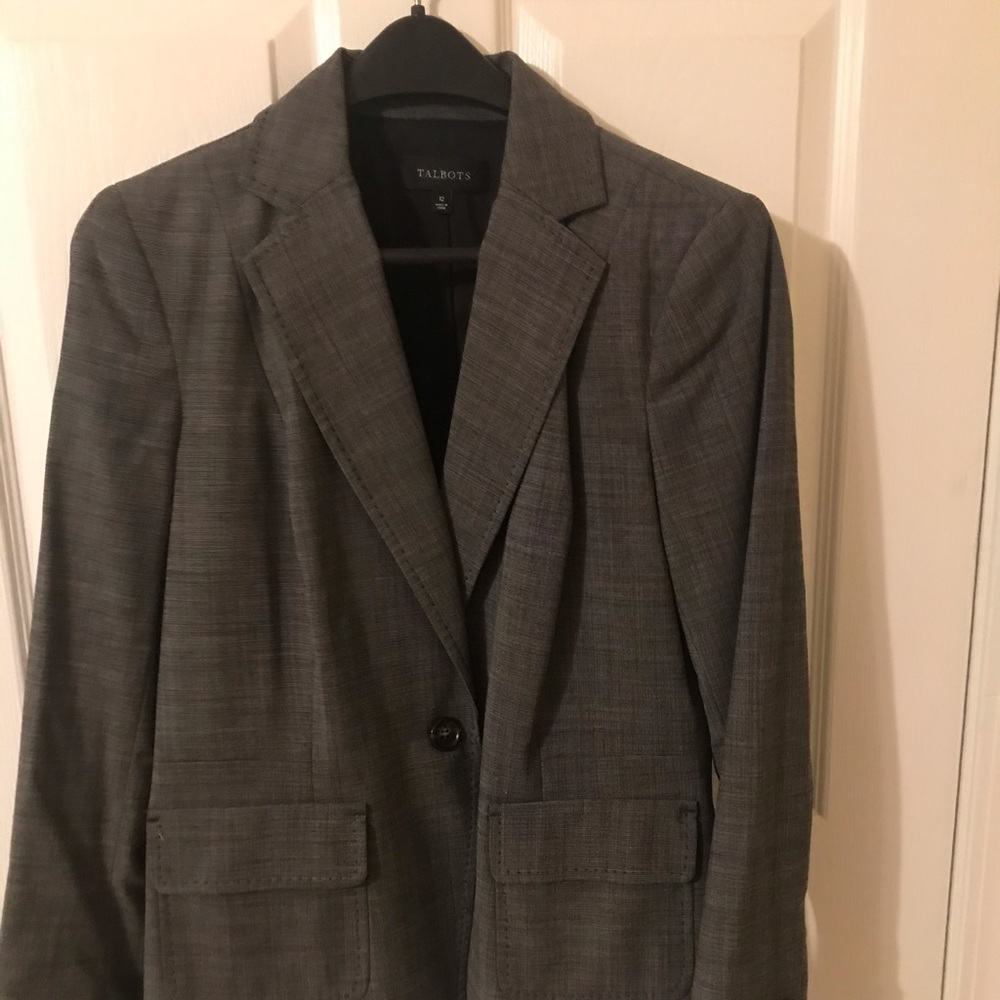 Gorgeous gray blazer from Talbots